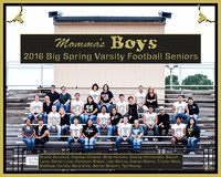BSHS 2016 Football Senior Pictures, 11/3/2016