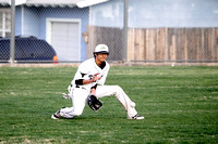 Josh Gutierrez Fielding A Ground Ball In Left Field