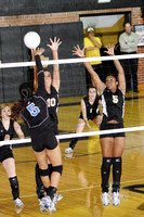 Halee Blocking With Desiree Up To Help And Callie And Sloan Watching