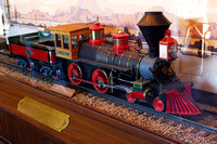 Scale Model Of The Lilly Belle In Disney Main Street Railroad Station