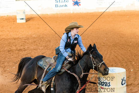 Pallyn Grable Competing In Barrel Racing