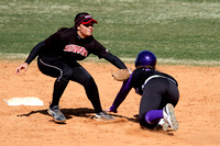 Olive Naotala Tags Out A Runner At Second Base