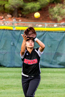 Shelby Ume Catching A Pop Fly In Left