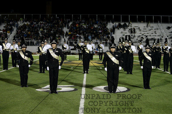 Drum Majors At Attention