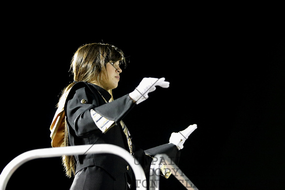 Drum Major Directing The Band