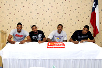 Calvin Godfrey, Leon Cooper, Shavon Coleman And Damien McGee Signing Their Letters