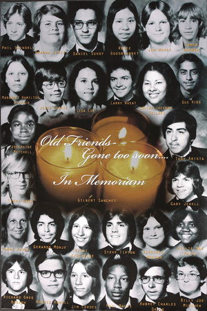 Class Of '79 In Memorium Poster