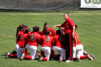 Coach Kelly Raines Talking To Her Team Before The Game
