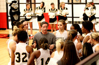 Coach Mike Warren Talking To His Team Before The Game