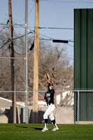 Gunnar Kennedy Catching A Hit In Center Field