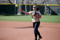 Makenzie Roberts Throwing To First