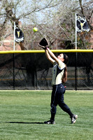 Gabi Torres Catching A Fly Ball In Right Field