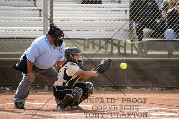 Angelina Castillo Catching A Pitch