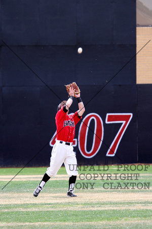 Cameron Neal Catching A Fly Ball In Center