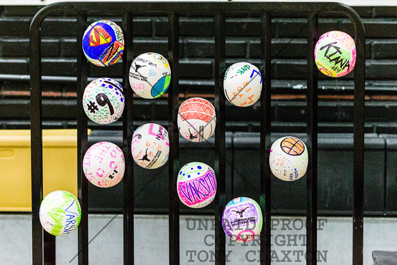Volleyballs Ready For Fans