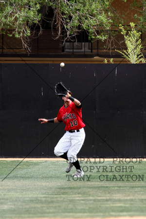 Dane Steinhagen Catching A Fly In Right Field