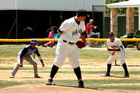 Levi Scott Waiting For A Pickoff Throw