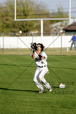 Josh Gutierrez Catching A Pop Fly In Right Field