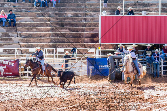 Riley Barker And Tristan Sivells - Team Roping