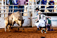 Bull Fighters Reese Mitchell And Richard Wayne Ratley Get Betwee