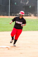 Elizabeth Torres Running To Second With A Home Run
