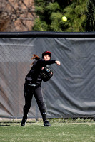Rebecca Long Throwing To The Infield