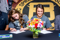 Julianna Rodriguez And Erin Pollard Signing Their Letters Of Int