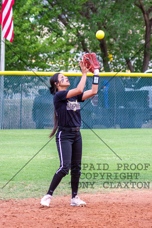 Alexis Starr Catching At Shortstop