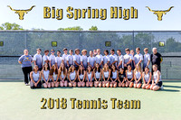 BSHS Tennis Team and Senior Photos, 4/26/2018
