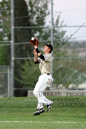 Brett Catching A Pop Fly At Shortstop