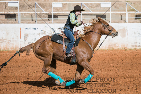 Bailey Yaussi Competing In Barrel Racing