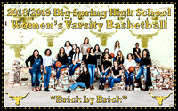 BSHS Women's Basketball Team and Individual Photos, 12/10/2018