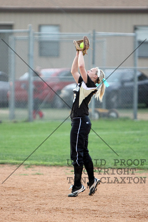 Ambra Catching A Pop Fly At Shortstop