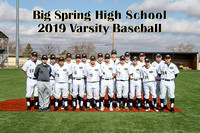 BSHS Baseball Team and Individual Pictures, 2/2/2019