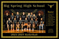 BSHS Men's Basketball Team & Individual Photos, 12/30/2023