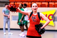 HC Cheer at the Clarendon Basketball Games, 2/15/2024