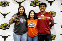 Cloe, Kavien and Amaiya Signing Their Letters of Intent, 3/20/2024