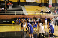 Linzee Shooting a Free Throw With Kalina and Bridgette Waiting