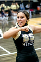 BSHS Cheer at Jim Ned Volleyball Game, 9/12/2020
