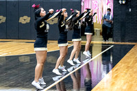 BSHS Cheer at Levelland Volleyball Game, 10/20/2020