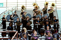 Percussion And Tubas In The Stands
