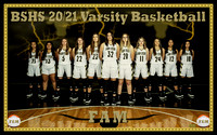 BSHS Women's Basketball Team and Individual Photos, 11/29/2020
