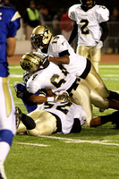 Steven, Anthony And Xavian Tackle The Ball Carrier