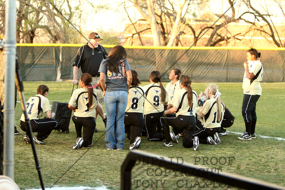Coach John Sparks Talking To His Team Before The Game