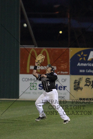 Jarred Catching A Fly Ball In Right Field