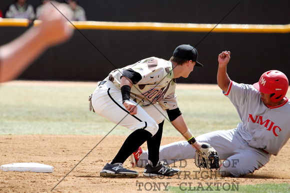 Eddie Paparella Tagging A Runner Out At Second