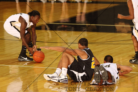 Monte Picking Up A Loose Ball