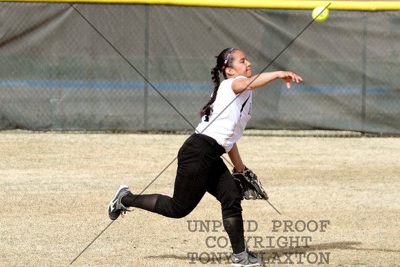 Sydni Oliva Throwing From Left