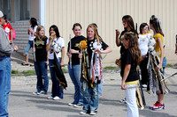 BSHS Band Flute Section Lined Up