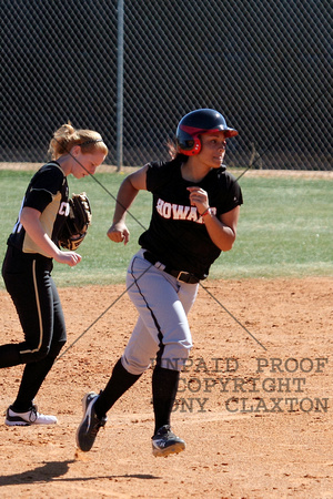 Olive Naotala Running To Third With A Home Run